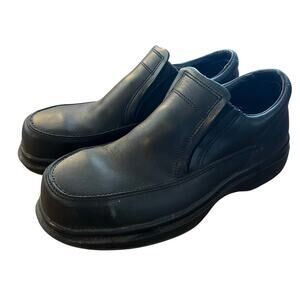 Red Wing Men’s Black Leather Slip Resistant Work Shoes Safety Toe Size 8.5 D USA